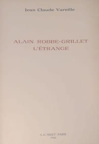 Alain Robbe-Grillet, l'étrange