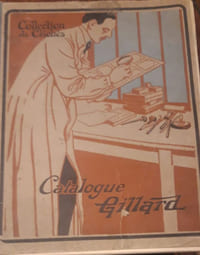 Catalogue GIllard, collections de clichés