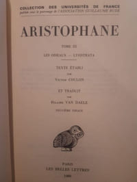 Tome III - Les oiseaux - Lysistrata