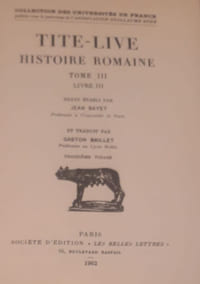 Histoire romaine - Livre III