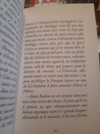 Heidegger, le nazisme, les femmes, la philosophie