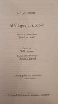 Idéologie et utopie