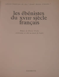 Les ébénistes du XVIIIe siècle français
