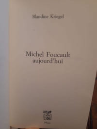 Michel Foucault aujourd'hui