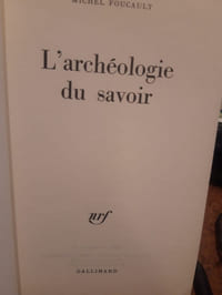 L'Archéologie du savoir