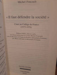 "il faut défendre la société"