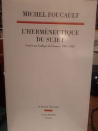 L'herméneutique du sujet