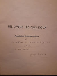 Les aveux les plus doux