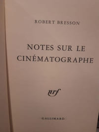 Notes sur le cinématographe