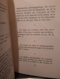 Notes sur le cinématographe