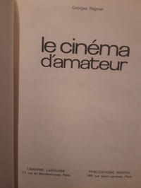 Le cinéma d'amateur