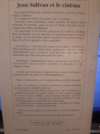 Jean Sulivan et le cinéma