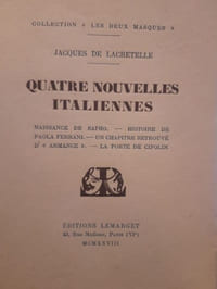 Quatre nouvelles italiennes