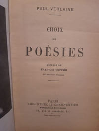 Choix de poésies