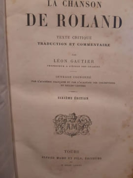 La chanson de Roland. Gautier, Léon.