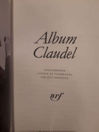 Album Paul Claudel