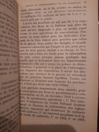 Fragments d'Histoire 1914-19... Histoire du Franc,, depuis le commencement de ses Malheurs