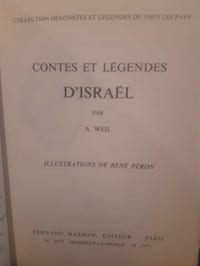 Contes et légendes d'Israël