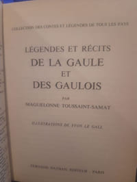 Légendes et récits de la Gaule et des Gaulois