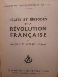 Récits et épisodes de la révolution française