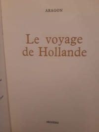 Voyage en Hollande