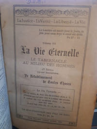 La vie eternelle, le rétablissement de toutes choses