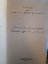 Comment parler aux femmesComment répondre aux hommes