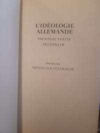 L'idéologie allemande