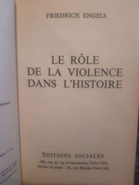 Le rôle de la violence dans l'Histoire