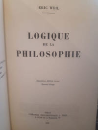 Logique de la philosophie