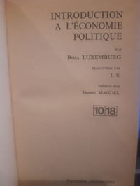 Introduction à l'économie politique