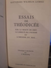 Essais de Théodicée
