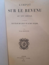 L'impôt sur le revenu au XVIè siècle