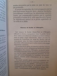 Etablissement de la distribution d'eau