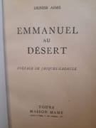 Emmanuel au désert par Aimé, Denise. - Image 2