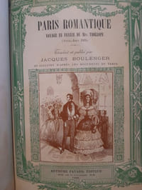Paris romantique, voyage en France de Mrs Troloppe (Avril- Juin 1835)
