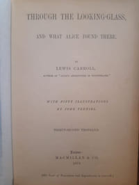 Through the looking-glass and what Alice found there