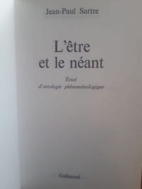 L'étre et le néant