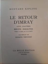 Romans et contes. Le retour d'Imray