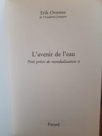 L'avenir de l'eau. Petit précis de mondialisation II