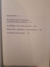 La haine de la démocratie