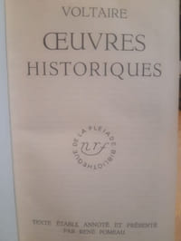 Oeuvres historiques