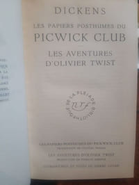 Les Papiers Posthumes du Pickwick-Club – Les Aventures d'Olivier Twist
