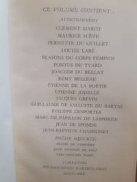 poètes du XVIè siècle