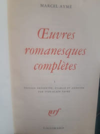 Oeuvres romanesques complétes T 1 & 3