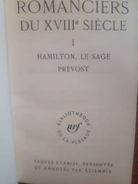 Romanciers du XVIIIe siècle 