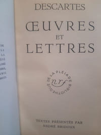 Oeuvres, lettres