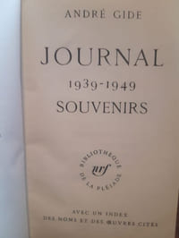 Journal -1889-1939-Journal - 1939-1945-/Souvenirs