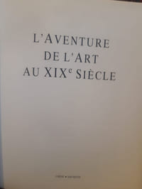 L'aventure de l'art du XIXè siècle