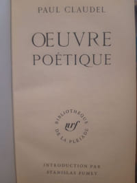 oeuvres poétiques
